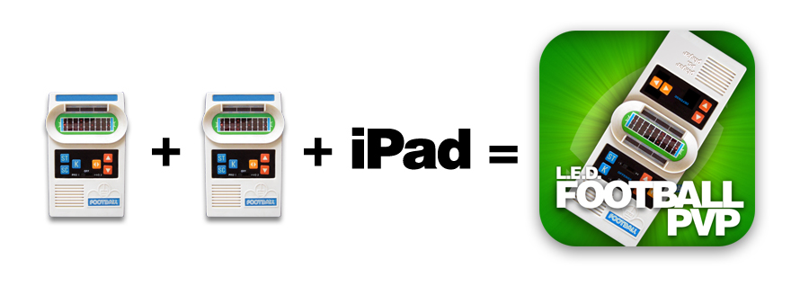 LED Football + LED Football + iPad = LEDFootball PVP!